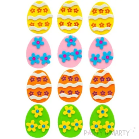 naklejki filcowe jajka wielkanocne aliga 12 szt