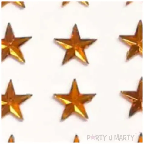 naklejki gwiazdki zlote aliga 9x11 cm 30 szt