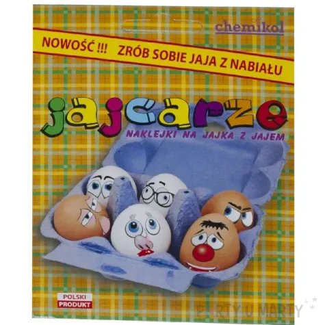 naklejki jajcarze na jajka mix aliga