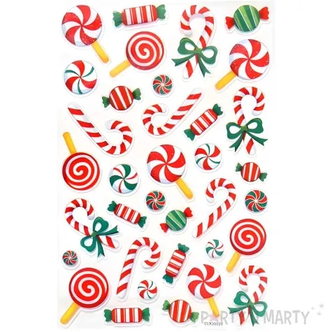 naklejki lizaki i laski cukrowe papierowe arpex 35 szt