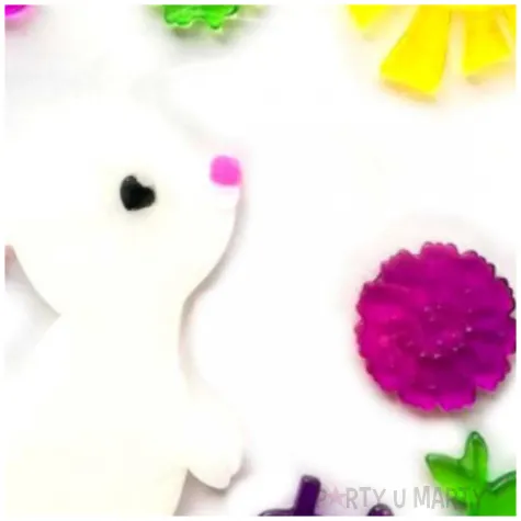 naklejki na okno kwiatki i zajaczek zelowe aliga