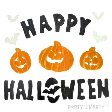 naklejki na szybe happy halloween partypal