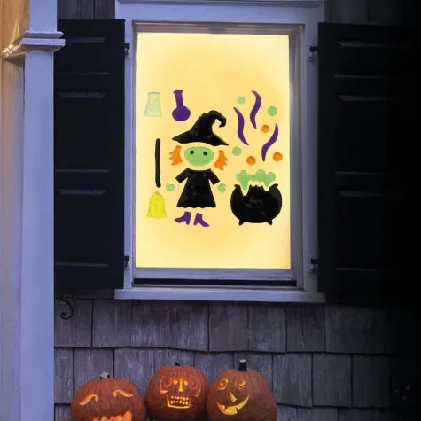 naklejki na szybe wiedzma guirca 24 szt