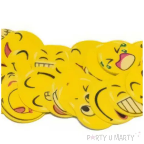 naklejki piankowe emotki rozne miny zolty brewis 40 szt