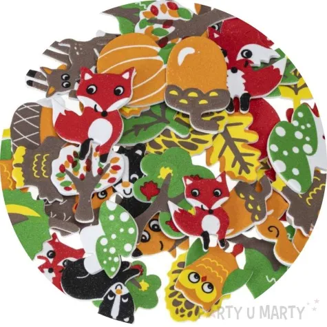 naklejki piankowe jesienny mix brewis 48 szt