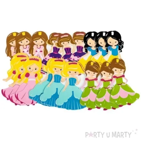 naklejki piankowe ksiezniczki bajkowe mix brewis 18 szt