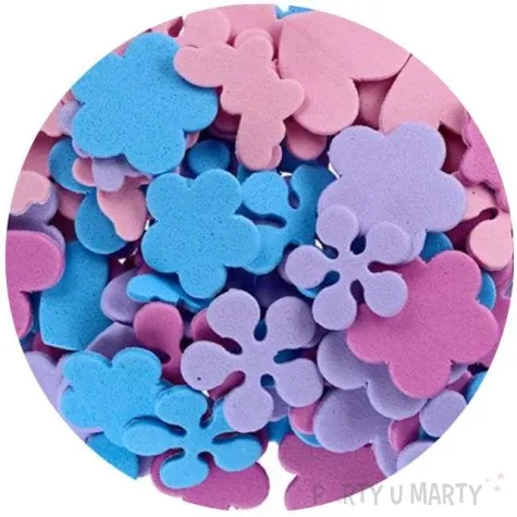 naklejki piankowe kwiatki titanum 100 szt