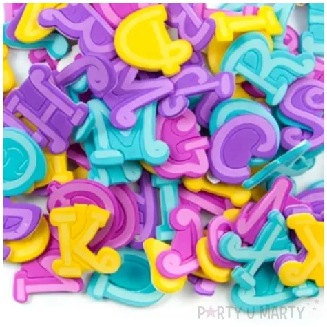 naklejki piankowe litery alfabet mix brewis 112 szt