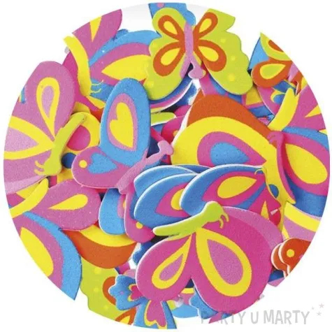 naklejki piankowe motyle titanum 102 szt