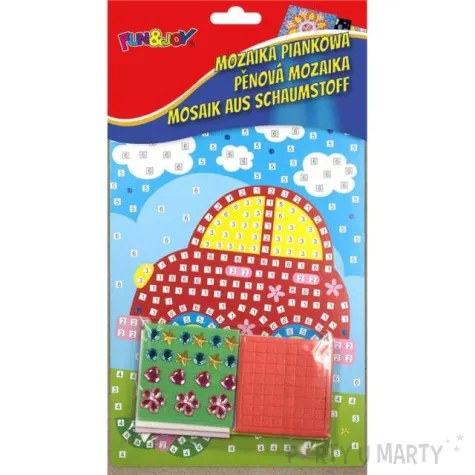 naklejki piankowe mozaika samochod fun joy