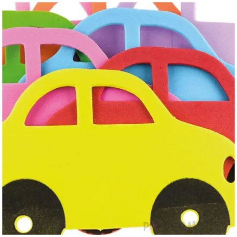 naklejki piankowe samochody mix brewis 8 szt