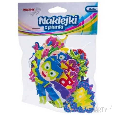 naklejki piankowe superbohaterowie pow mix brewis 28 szt