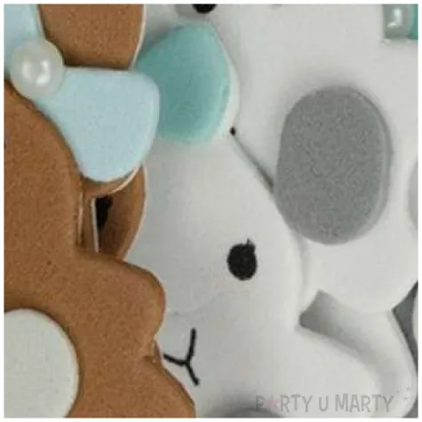 naklejki piankowe wielkanocne kroliki titanum 12 szt