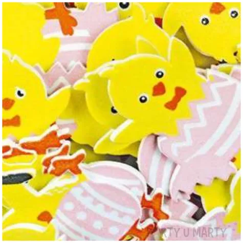 naklejki piankowe wielkanocne piskleta titanum 100 szt