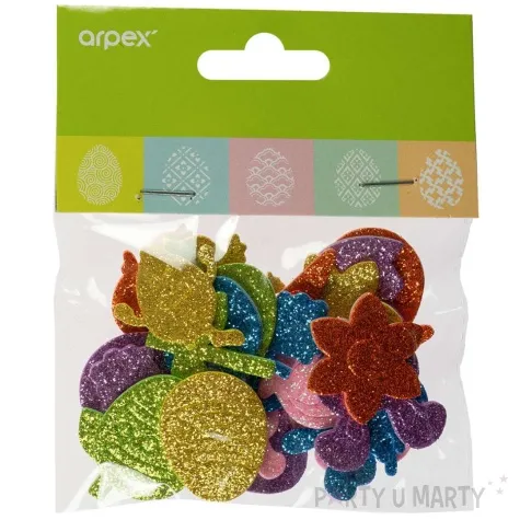 naklejki piankowe wielkanocny mix arpex 35 szt