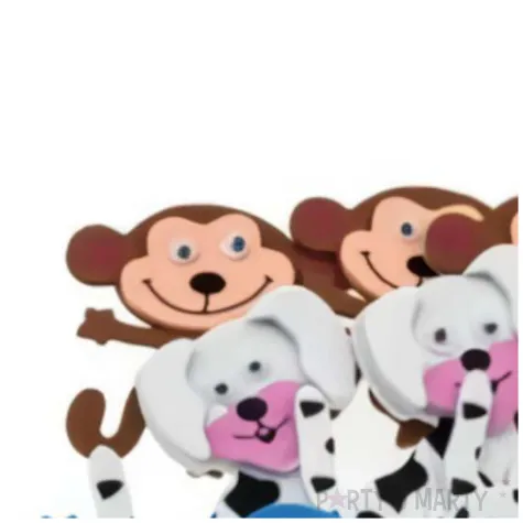 naklejki piankowe zwierzeta mix brewis 12 szt