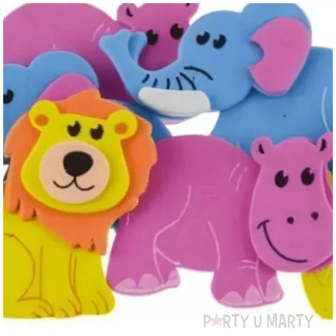 naklejki piankowe zwierzeta safari mix brewis 8 szt