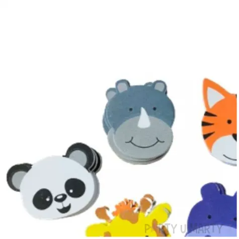 naklejki piankowe zwierzeta zoo mix brewis 36 szt