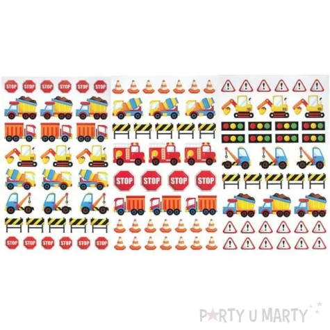 naklejki pojazdy uzytkowe i znaki drogowe papierowe titanum ok 2 cm 222 szt