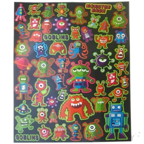 naklejki potwory kosmici roboty halloween arpex