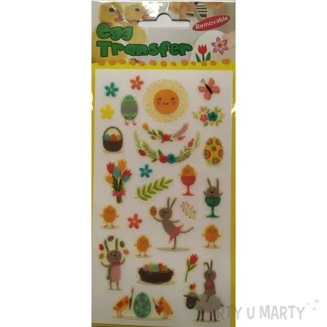 naklejki samoprzylepne wialkanocne ozdoby brewis 26 szt