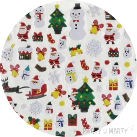 naklejki swiateczna goraczka foliowe 3d brewis 94 szt