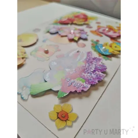 naklejki trojwymiarowe wielkanocne kaczuszki brewis