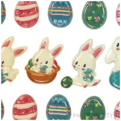 naklejki wielkanocne kroliczki i pisanki titanum 20 szt