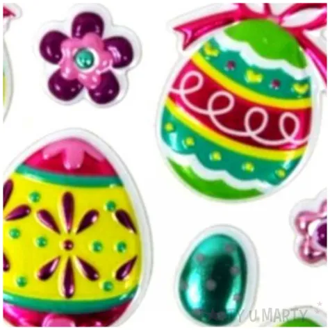 naklejki wielkanocne pisanki z kokardkami brewis