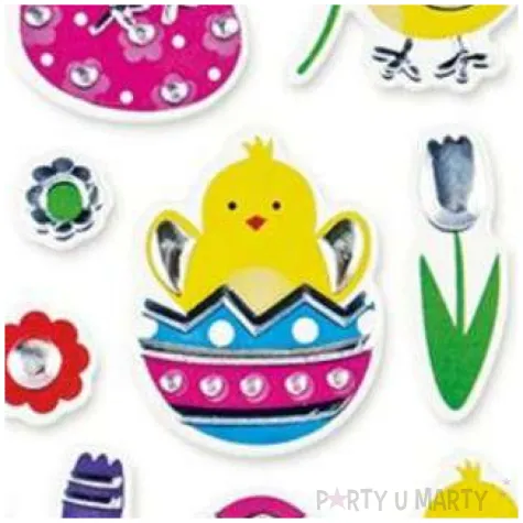 naklejki wielkanocne pisklaki titanum