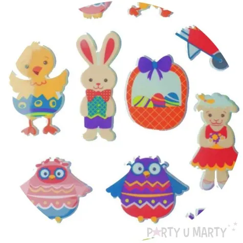 naklejki wielkanocne zwierzatka arpex