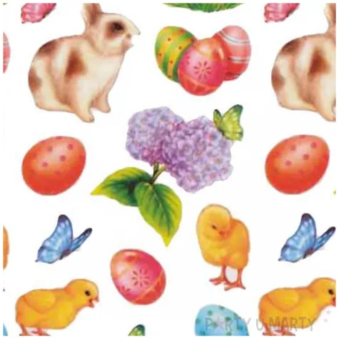 naklejki wielkanocne zwierzatka brokatowe arpex