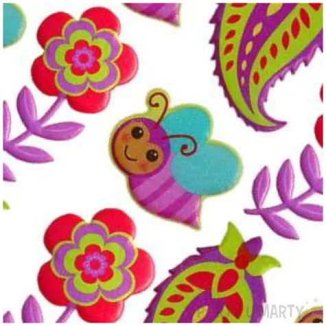 naklejki wypukle kwiaty titanum