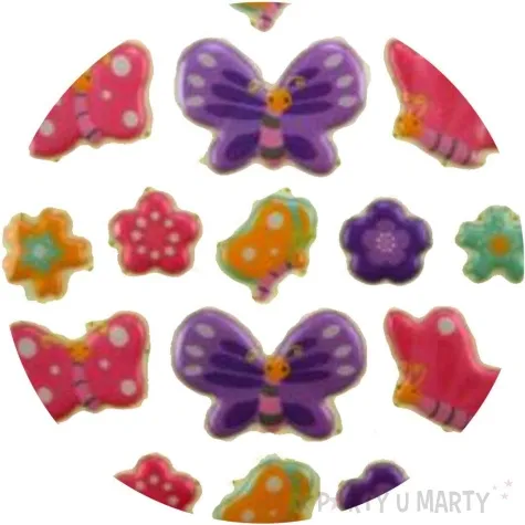 naklejki wypukle motylki arpex