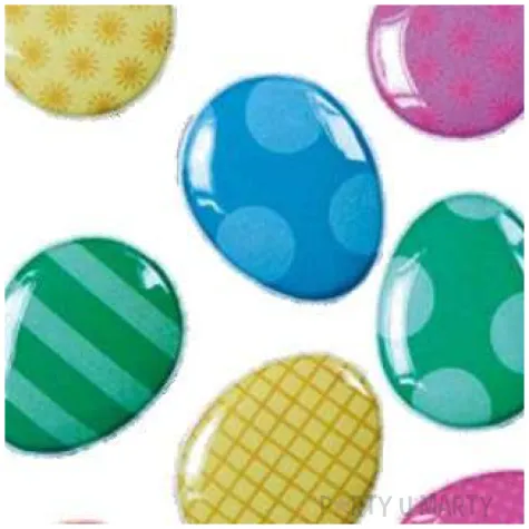 naklejki wypukle wielkanocne jajeczka titanum