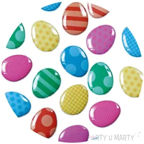 naklejki wypukle wielkanocne jajeczka titanum