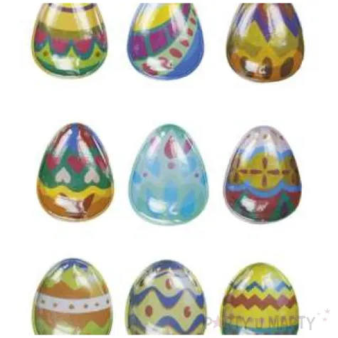 naklejki wypukle wielkanocne pisanki titanum 15 szt