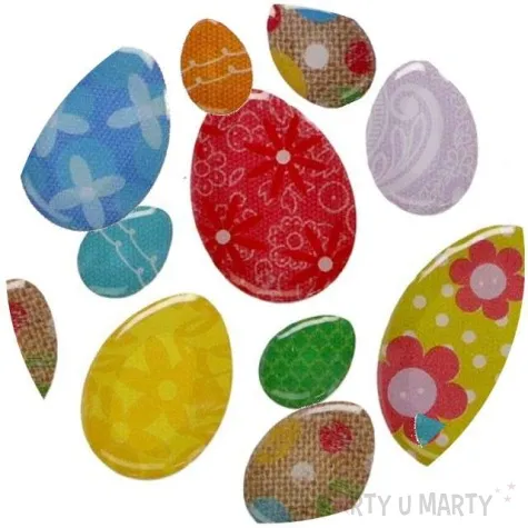 naklejki wypukle wielkanocne wydmuszki titanum