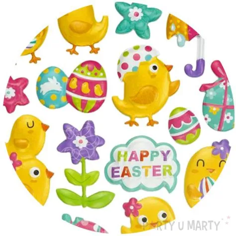 naklejki wypukle wielkanocny mix 3 titanum