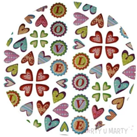 naklejki wzorzyste serduszka mix titanum