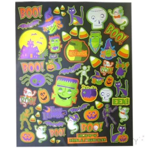 naklejki zombie wiedzma frankenstein halloween arpex