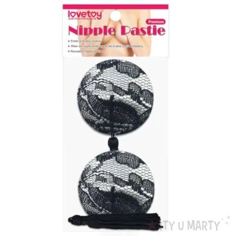 nasutniki okragle z fredzelkami czarne lovetoy