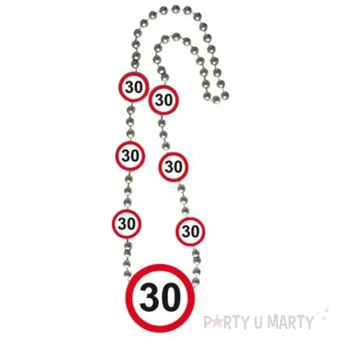 naszyjnik 30 urodziny znak 80 cm