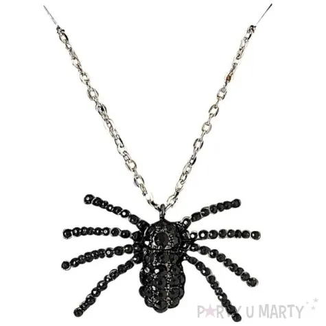 naszyjnik czarna wdowa czarny widmann