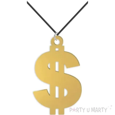 naszyjnik dolar zloty 13 cm