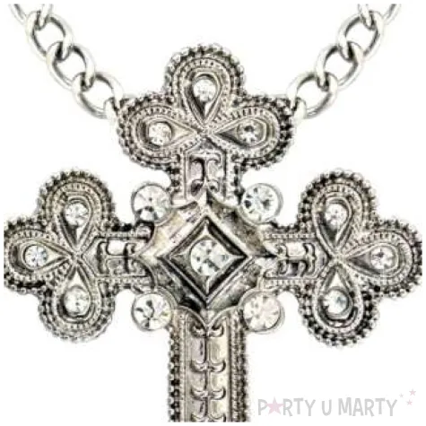 naszyjnik gotycki krzyz widmann