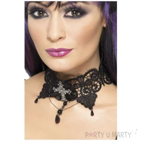 naszyjnik halloweenowy choker smiffys