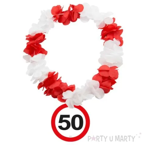 naszyjnik hawajski 50 traffic birthday folat 69 cm