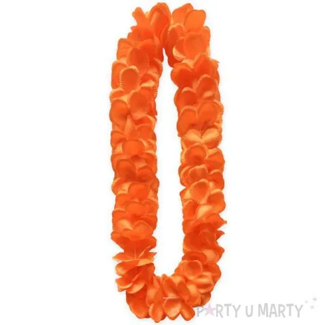 naszyjnik hawajski aloha neon pomaranczowy godan 120 cm