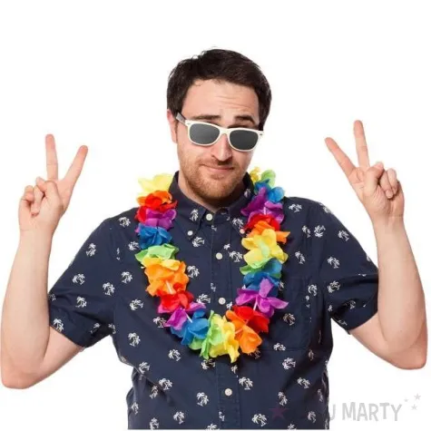 naszyjnik hawajski aloha neonowy mix godan 120 cm
